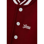 Guess Giubbino Modello College tinta unita con Profili In Contrasto Bordeaux per Neonato N5YQ10K0160 BORDEAUX GUESS 