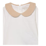 Guess Completo 2 Pezzi Body-Salopette Beige per Neonato S5YG09KW1 BEIGE GUESS 
