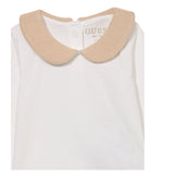 Guess Completo 2 Pezzi Body-Salopette Beige per Neonato S5YG09KW1 BEIGE GUESS 