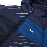 Harmont & Blaine Giubbino tinta unita con Cappuccio Blu per Bambino 241JKN002 BLU HARMONT & BLAINE 