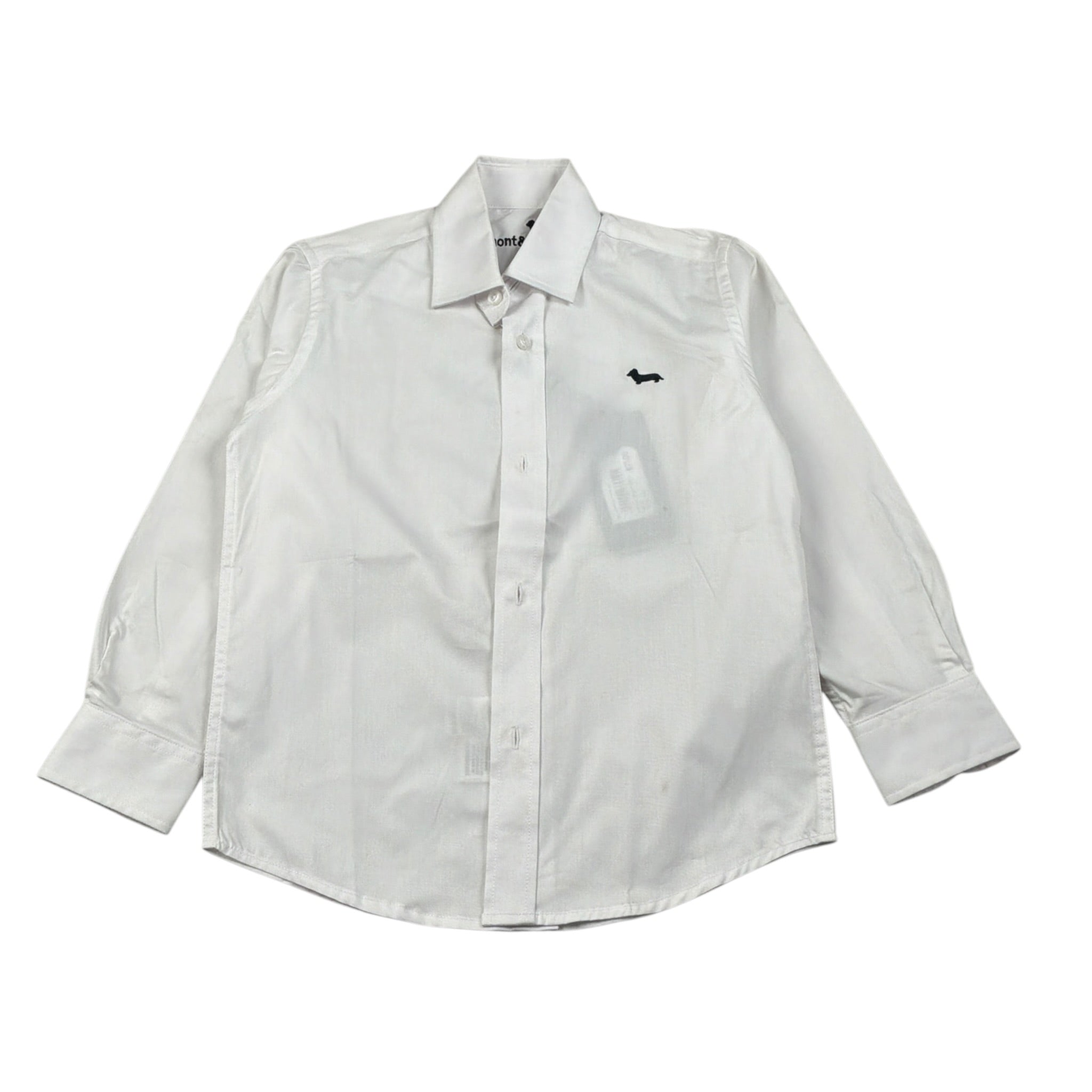 Harmont & Blaine Camicia Manica Lunga tinta unita Bianco per Bambino 4SJC117B2 BIANCO HARMONT & BLAINE 