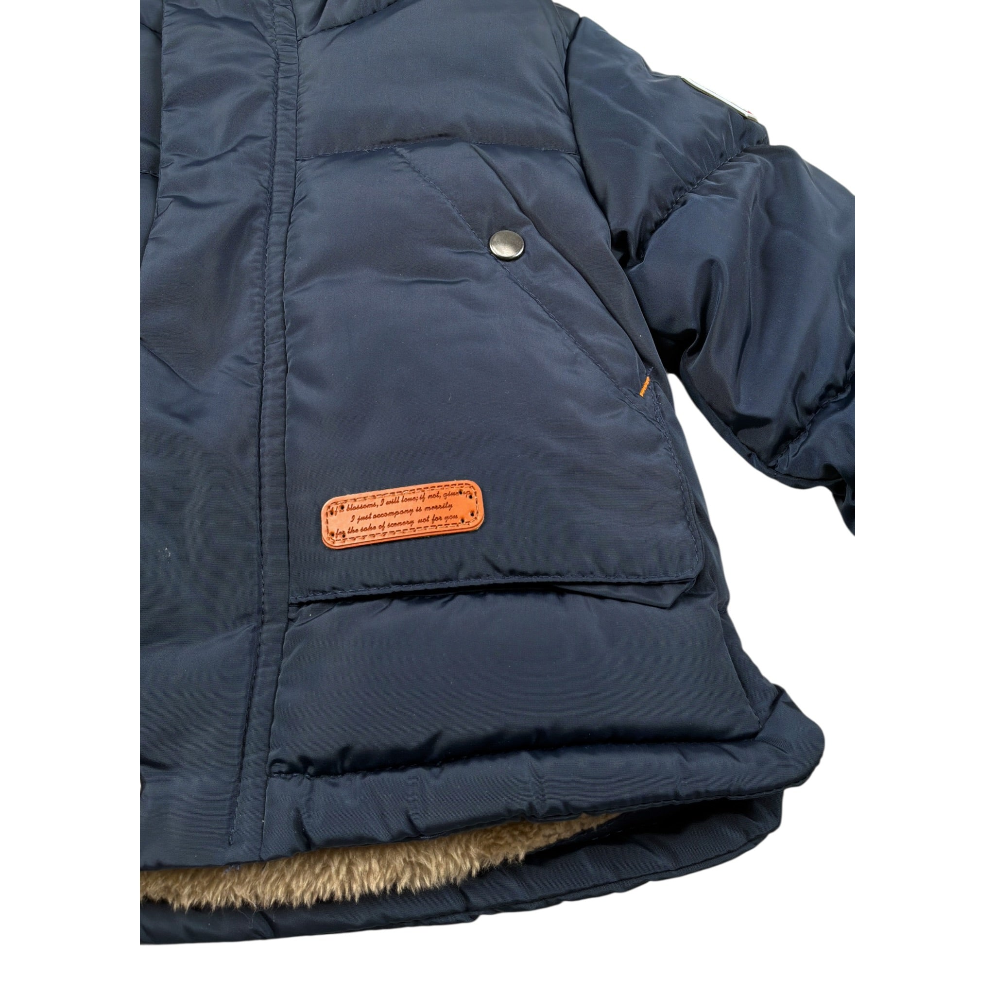 Hashstag For Boys Giubbino tinta unita con Cappuccio Blu per Neonato 243631 BLU HASHSTAG FOR BOYS 