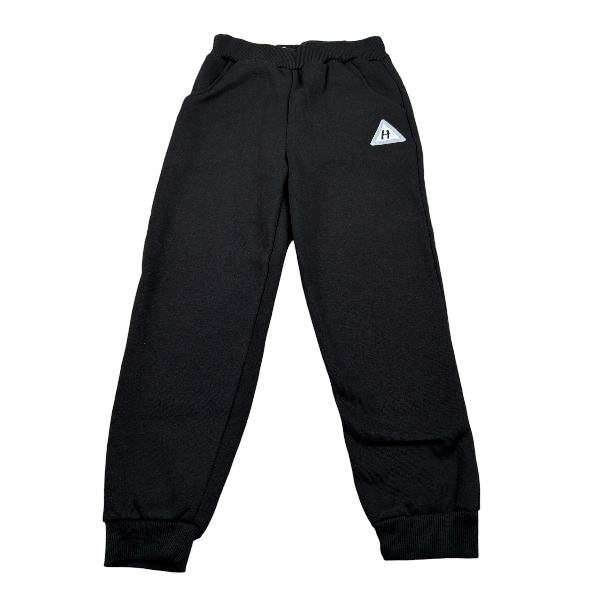 Hashstag For Boys Pantalone Tuta tinta unita Nero per Bambino 243832 NERO HASHSTAG FOR BOYS 