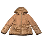 Herno Giubbino tinta unita con Cappuccio Cammello per Bambina GI000095G CAMMELLO HERNO 