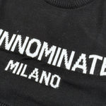 Hinnominate Maglia tinta unita con Stampa Nero per Bambina 3641WY00160 NERO HINNOMINATE 