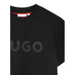 Hugo T-Shirt tinta unita con Stampa Nero per Bambino G00333 NERO HUGO 