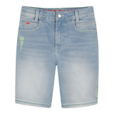 Hugo Bermuda In Denim tinta unita Azzurro per Bambino G00373 AZZURRO HUGO 
