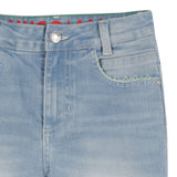 Hugo Bermuda In Denim tinta unita Azzurro per Bambino G00373 AZZURRO HUGO 