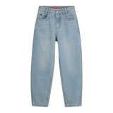 Hugo Jeans tinta unita con Logo Azzurro per Bambino G00381 AZZURRO HUGO 