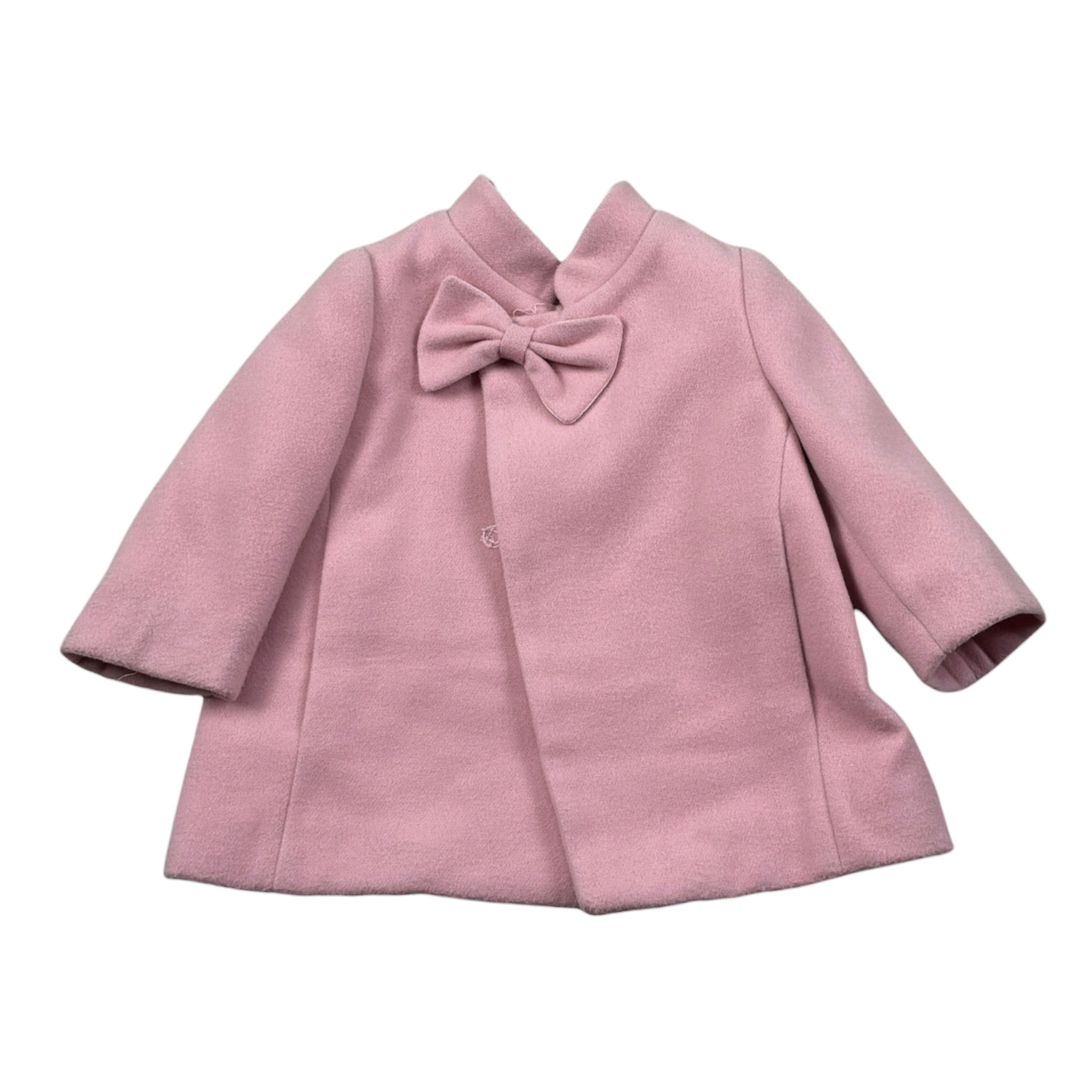 I Delfi Cappotto tinta unita Rosa per Neonata 24A4465 ROSA I DELFI 
