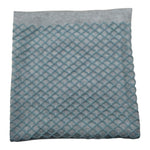 I Delfi Coperta Bicolore con Stampa Verde Acqua per Neonato 24A6465 VERDE ACQUA I DELFI 