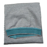 I Delfi Coperta Bicolore con Stampa Verde Acqua per Neonato 24A6465 VERDE ACQUA I DELFI 