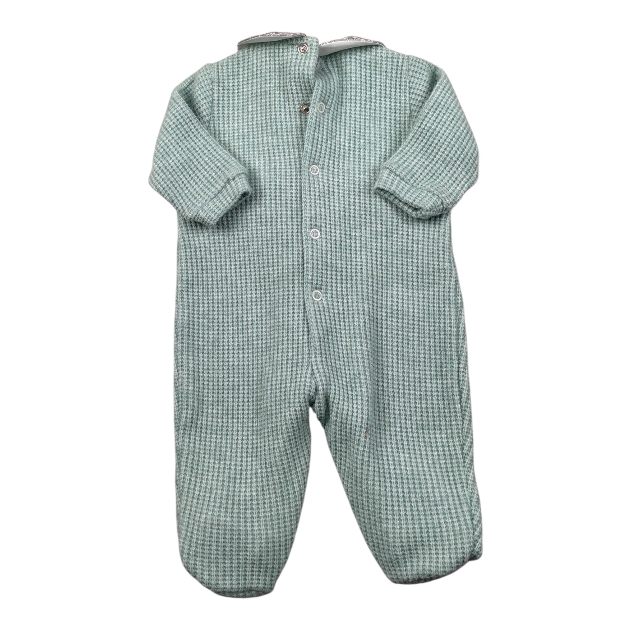 I Delfi Tutina tinta unita In Filo Verde per Neonata 25A6000 VERDE I DELFI 