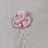 I Delfi Coperta Bicolore con Stampa Rosa per Neonata 25A6225 ROSA I DELFI 
