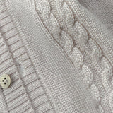 I Delfi Cardigan tinta unita con Ricami Beige per Neonato 25A6487 BEIGE I DELFI 