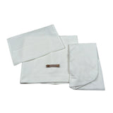 I Delfi Set 3 Pezzi Lenzuola Tinta Nita Panna per Neonato 25A6504 PANNA I DELFI 