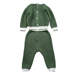 I Delfi Completo 2Pz Maglia-Pantalone Verde per Neonato 25A6551 VERDE I DELFI 