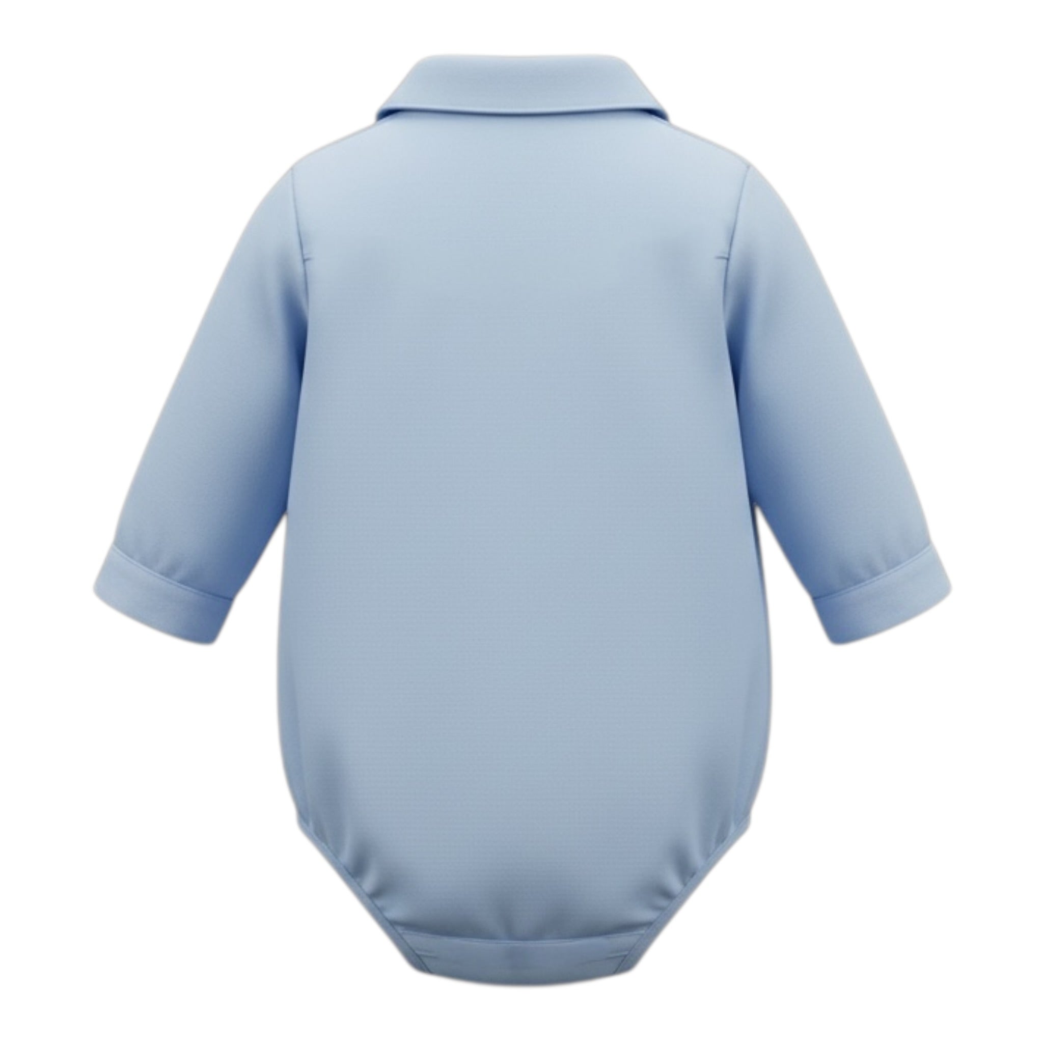I Delfi Camicia tinta unita Modello Body Azzurro per Neonato B601 AZZURRO I DELFI 