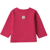 I Do Cardigan tinta unita con Bottoni Fuxia per Neonata 4F081 FUXIA I DO 