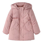 I Do Giubbino tinta unita con Zip E Cappuccio Rosa per Bambina 4F277 ROSA I DO 