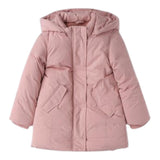 I Do Giubbino tinta unita con Zip E Cappuccio Rosa per Bambina 4F277 ROSA I DO 