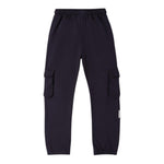 I Do Pantalone Modello Tuta tinta unita con Elastico In Vita Nero per Bambino 4F465 NERO I DO 