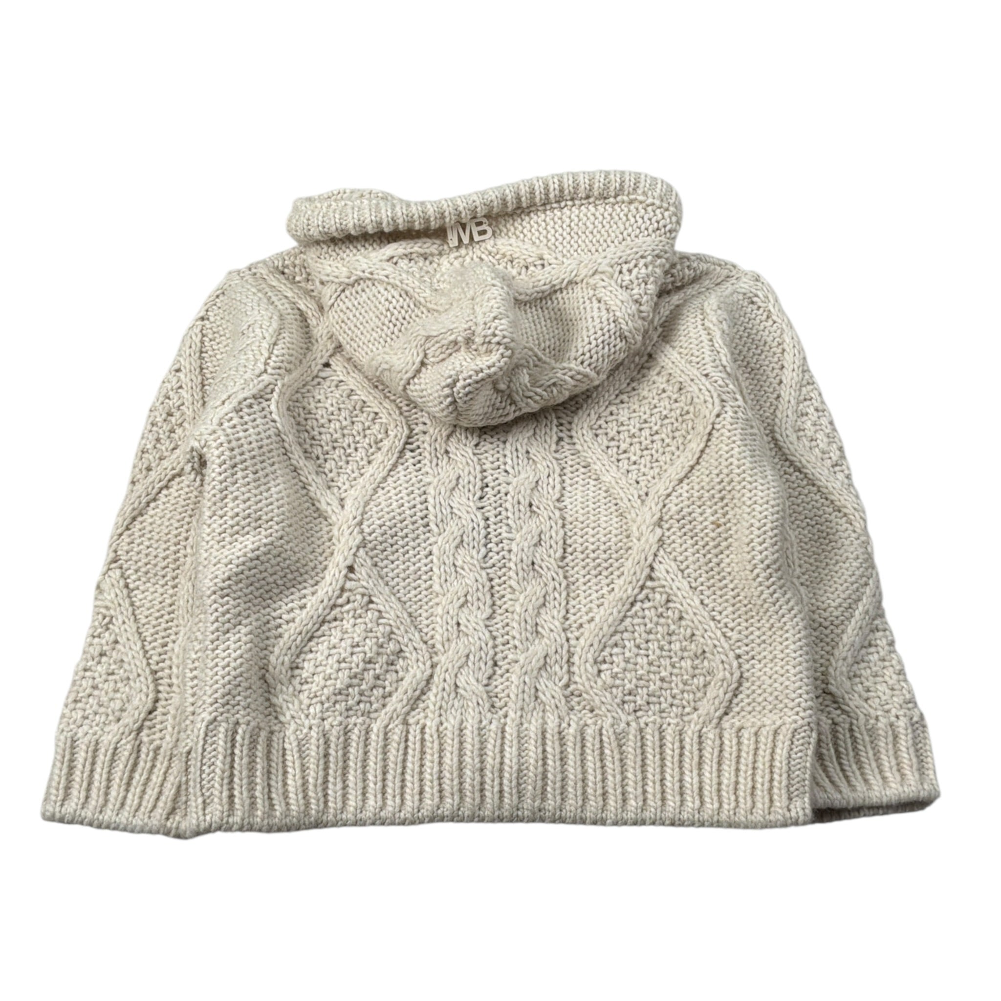 I'M Brian Cardigan tinta unita con Zip E Cappuccio Panna per Neonato MA3403J PANNA I'M BRIAN 