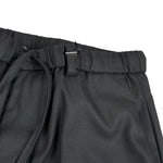 I'M Brian Pantalone tinta unita con Elastico In Vita Nero per Bambino PA2656J NERO I'M BRIAN 