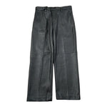 I'M Brian Pantalone In Ecopelle tinta unita Nero per Bambino PA3501J NERO I'M BRIAN 