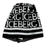 Iceberg Cappello tinta unita con Stampe Nero per Bambino CAICE5302J NERO ICEBERG 