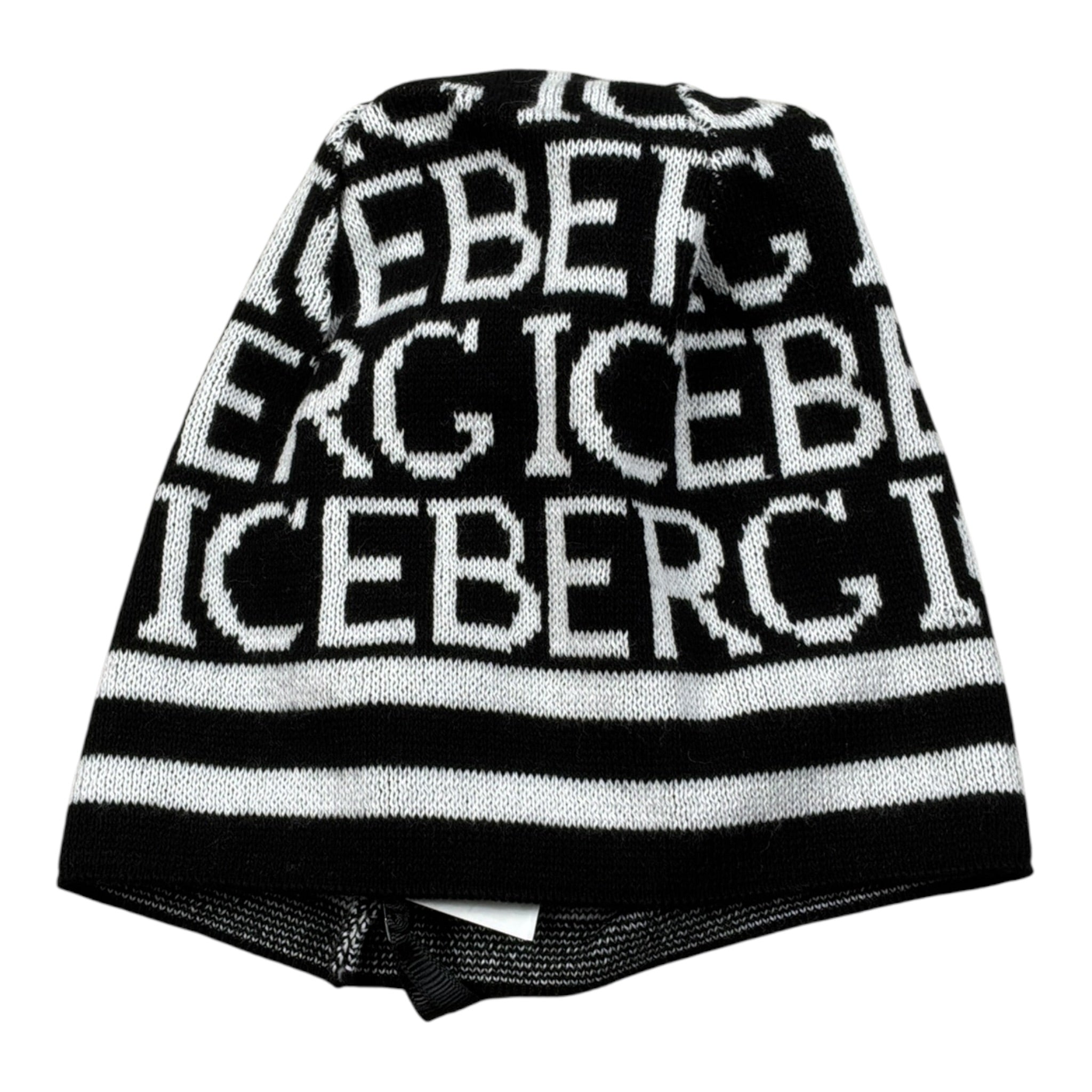 Iceberg Cappello tinta unita con Stampe Nero per Bambino CAICE5302J NERO ICEBERG 