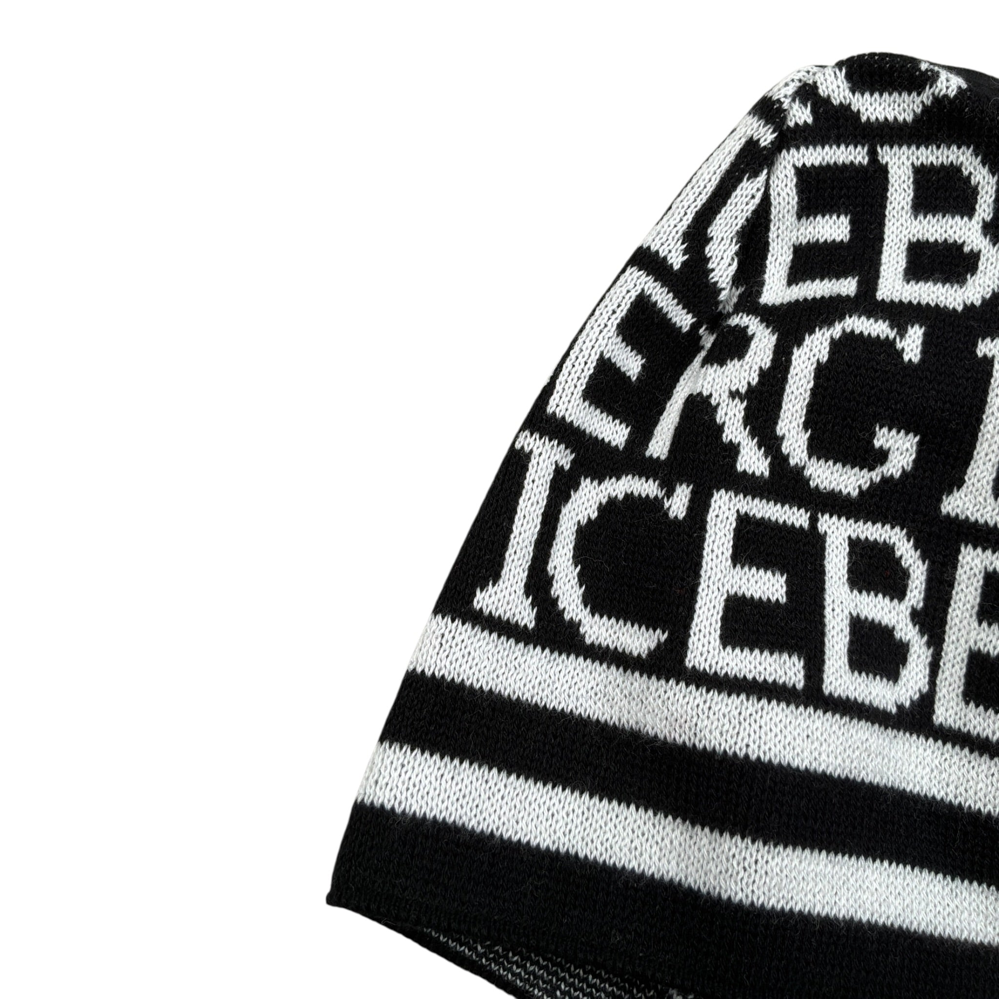 Iceberg Cappello tinta unita con Stampe Nero per Bambino CAICE5302J NERO ICEBERG 