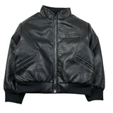 Iceberg Giubbino Ecopelle tinta unita con Zip Nero per Neonato GBICE6310B NERO ICEBERG 