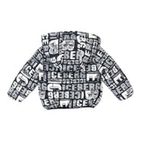 Iceberg Giubbino Reversibile Bicolore Bianco/Nero per Neonato GBICE6311BX BIANCO/NERO ICEBERG 