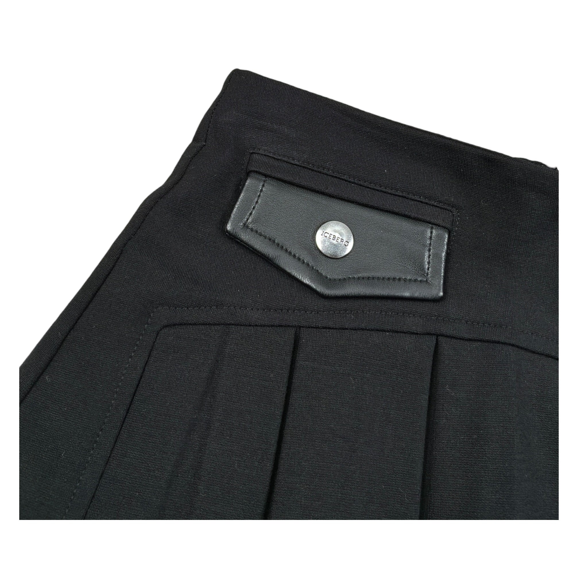 Iceberg Gonna tinta unita Nero per Bambina GOICE6350J NERO ICEBERG 