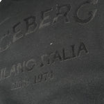 Iceberg Felpa Giroccollo tinta unita con Stampa Nero per Bambino MFICE6333J NERO ICEBERG 