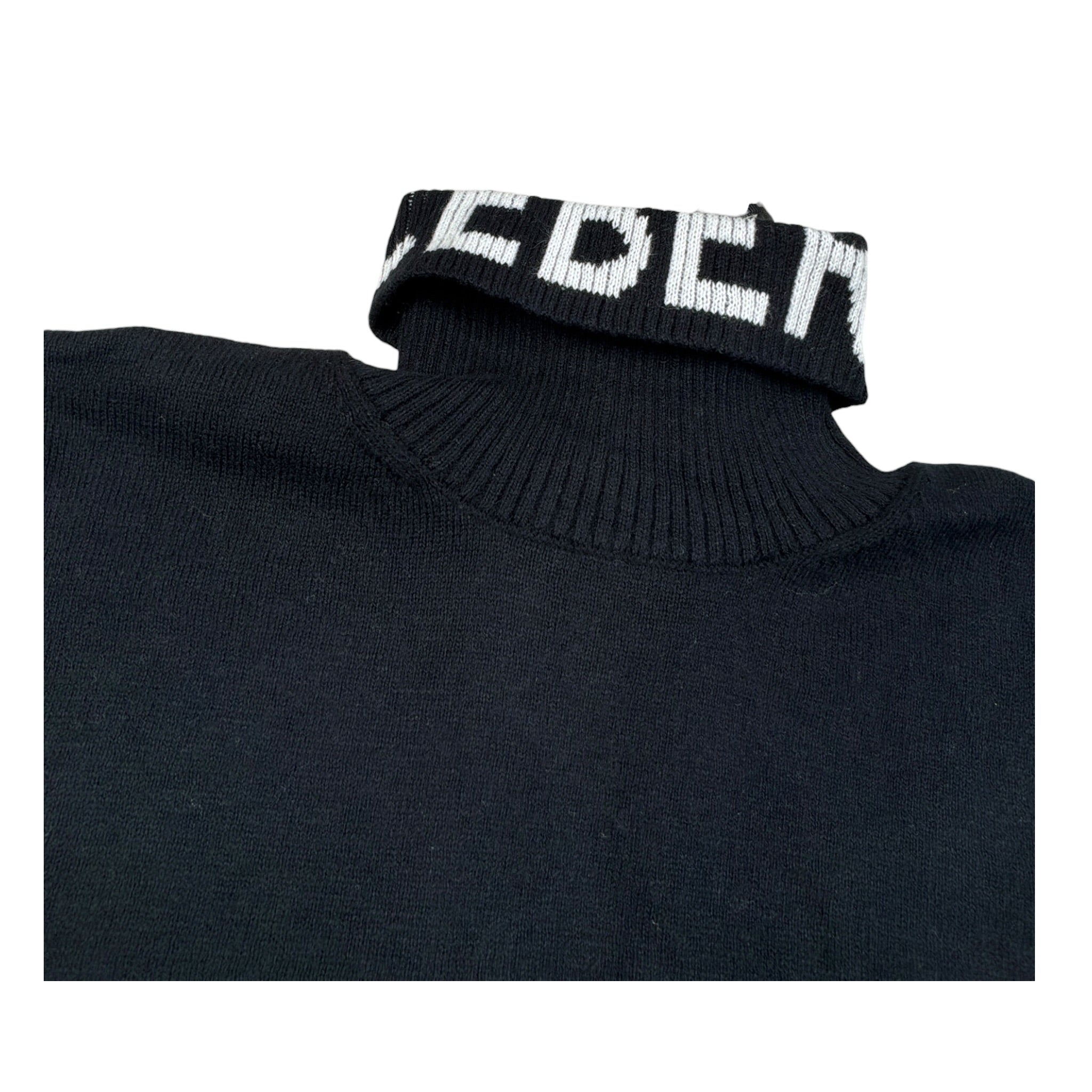 Iceberg Maglia Collo Alto tinta unita Nero per Bambino MGICE6308J NERO ICEBERG 