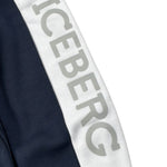 Iceberg Pantalone Modello Tuta tinta unita con Profili In Contrasto Blu per Neonato PFICE6306B BLU ICEBERG 