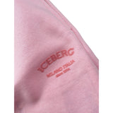 Iceberg Pantalone Modello Tuta tinta unita con Logo Rosa per Bambina PFICE6310JX ROSA ICEBERG 
