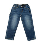 Iceberg Jeans tinta unita con Girovita Regolabile Blu per Bambino PTICE6301B BLU ICEBERG 