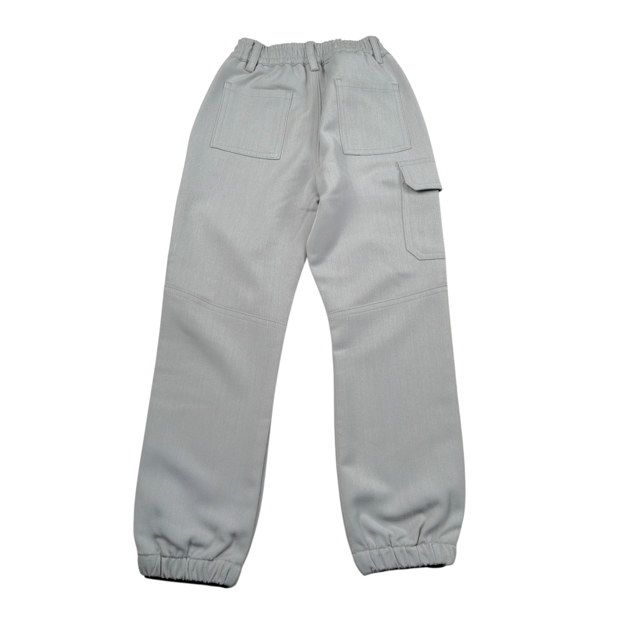Iceberg Pantalone tinta unita con Elastico In Vita Grigio per Bambino PTICE6303B GRIGIO ICEBERG 
