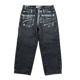Iceberg Jeans tinta unita con Girovita Regolabile Grigio per Neonato PTICE6312B GRIGIO ICEBERG 