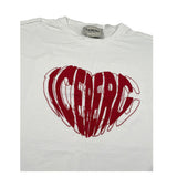 Iceberg T-Shirt Girocollo tinta unita con Logo Bianco per Bambina TSICE6357J BIANCO ICEBERG 