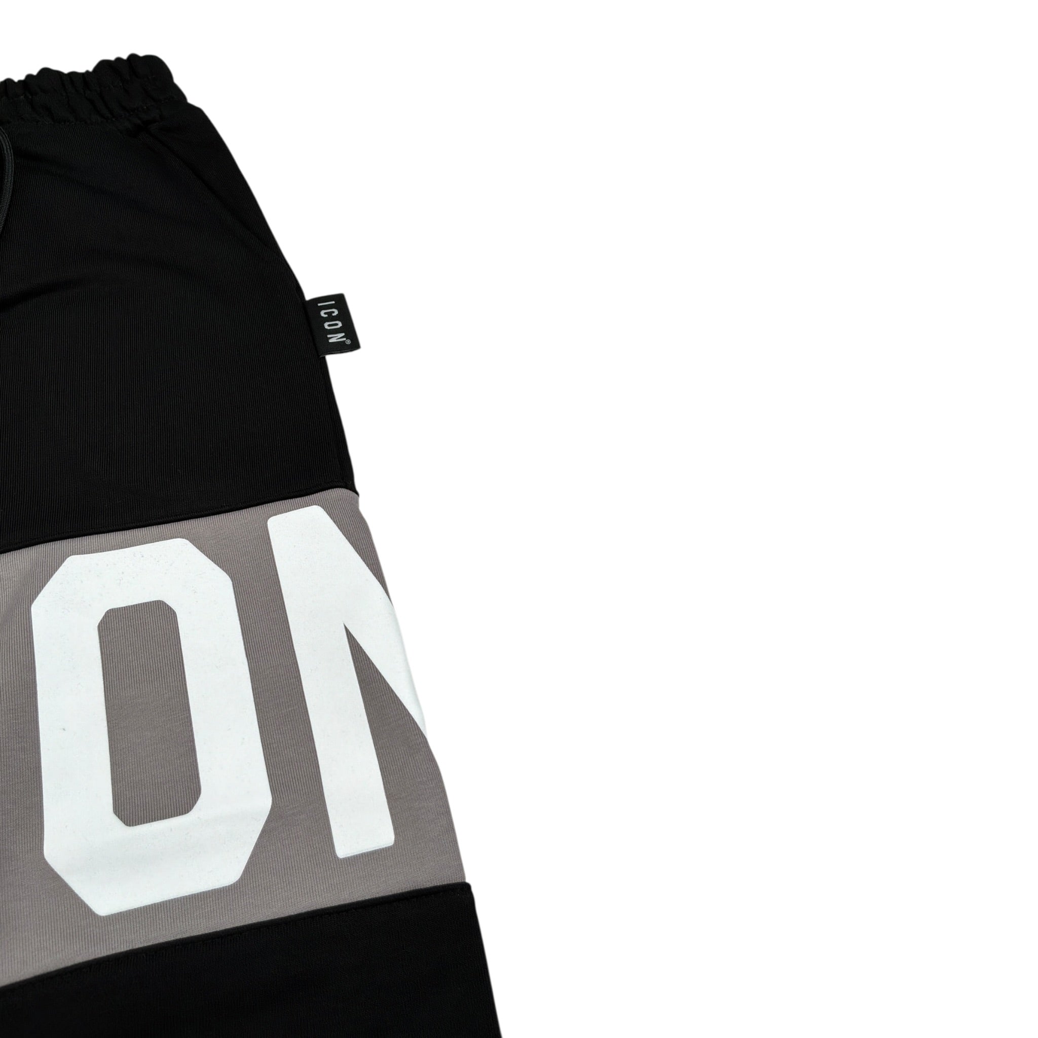 Icon Pantalone tinta unita con Logo Nero per Bambino IBSP00744 NERO ICON 