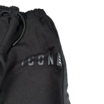 Icon Pantalone Tuta tinta unita con Logo Nero per Bambino IBSP00808 NERO ICON 