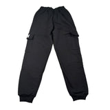 Icon Pantalone tinta unita con Logo Nero per Bambino IBSP752 NERO ICON 