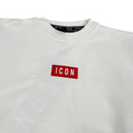 Icon Felpa Chiusa Girocolo tinta unita Bianco per Bambino IBSW00856 BIANCO ICON 