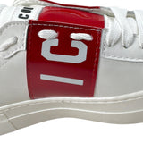 Icon Sneakers tinta unita con Stampa Bianco/Rosso per Bambino IC2500 BIANCO/ROSSO ICON 