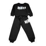 Icon Completo 2 Pezzi Feloa-Pantalone tinta unita Nero per Bambino INFBS008921 NERO ICON 