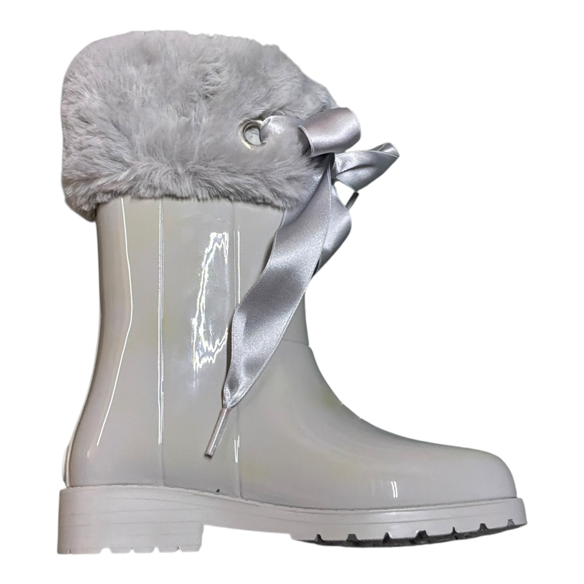 Igor Stivali tinta unita Grigio per Bambina W10239 GRIGIO IGOR 